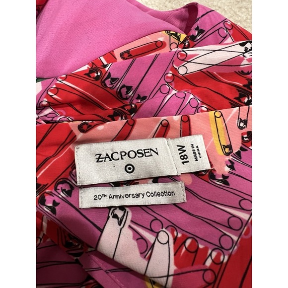 Zac Posen x Target Safety Pin Maxi Gown Dress Open Back Fishtail - Picture 8 of 10